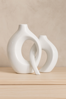 Dupla De Vasos Em Cerâmica Mônaco