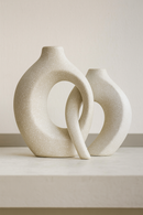 Dupla De Vasos Em Cerâmica Mônaco