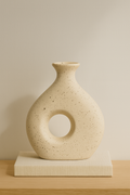 Vaso Orgânico Vazado Em Cerâmica