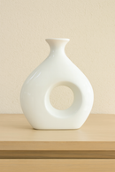 Vaso Orgânico Vazado Em Cerâmica